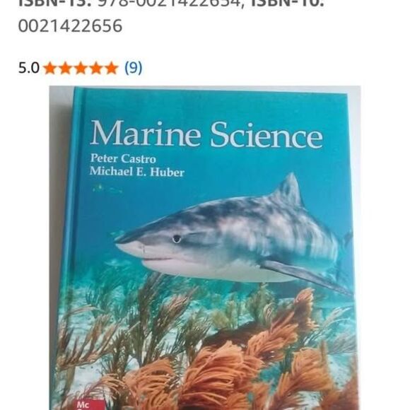 Castro, Marine Science, 2016, 1e, Student Edition1st Edition - Picture 1 of 4